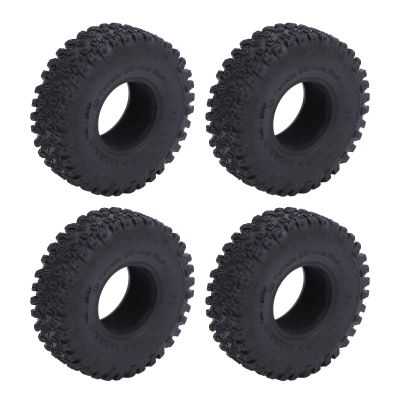 1.0 Inch RC Tires with Cat Claw Rubber, Soft Sponge Inner Liner, Stable Grip for Axial SCX24, FMS FCX24 AX24 1/18 1/24 RC Crawler