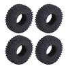1.0 Inch RC Tires with Cat Claw Rubber, Soft Sponge Inner Liner, Stable Grip for Axial SCX24, FMS FCX24 AX24 1/18 1/24 RC Crawler view 1