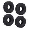 1.0 Inch RC Tires with Cat Claw Rubber, Soft Sponge Inner Liner, Stable Grip for Axial SCX24, FMS FCX24 AX24 1/18 1/24 RC Crawler view 2