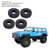1.0 Inch RC Tires with Cat Claw Rubber, Soft Sponge Inner Liner, Stable Grip for Axial SCX24, FMS FCX24 AX24 1/18 1/24 RC Crawler view 4