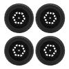 1/10 RC Truck Tires, Rubber with Anti Skid Surface, Replacement Wheels 110mm Diameter, for Slash Arrma for HPI 4x4 2WD view 1
