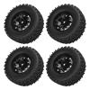 1/10 RC Truck Tires, Rubber with Anti Skid Surface, Replacement Wheels 110mm Diameter, for Slash Arrma for HPI 4x4 2WD view 2