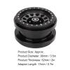 4 PCS RC Car Wheel Hub,2.9in 12 Hole Aluminum Alloy Wheels Rims Replacement Parts for 1/6 AXAIL SCX6 (Ti Color) view 2