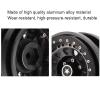 4 PCS RC Car Wheel Hub,2.9in 12 Hole Aluminum Alloy Wheels Rims Replacement Parts for 1/6 AXAIL SCX6 (Ti Color) view 3