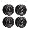 4 PCS RC Car Wheel Hub,2.9in 12 Hole Aluminum Alloy Wheels Rims Replacement Parts for 1/6 AXAIL SCX6 (Ti Color) view 4