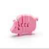 Clever Contraptions Fidget Pig Stress Relief Toy  3D Printed Compact Fidget for Relaxation, Focus (Gold) view 1