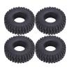 1.0in Soft Rubber RC Tires, Excellent Grip, for 1/24 1/18 RC Crawler Car, Compatible with Axial SCX24, FMS FCX24 RC Car Accessories view 4