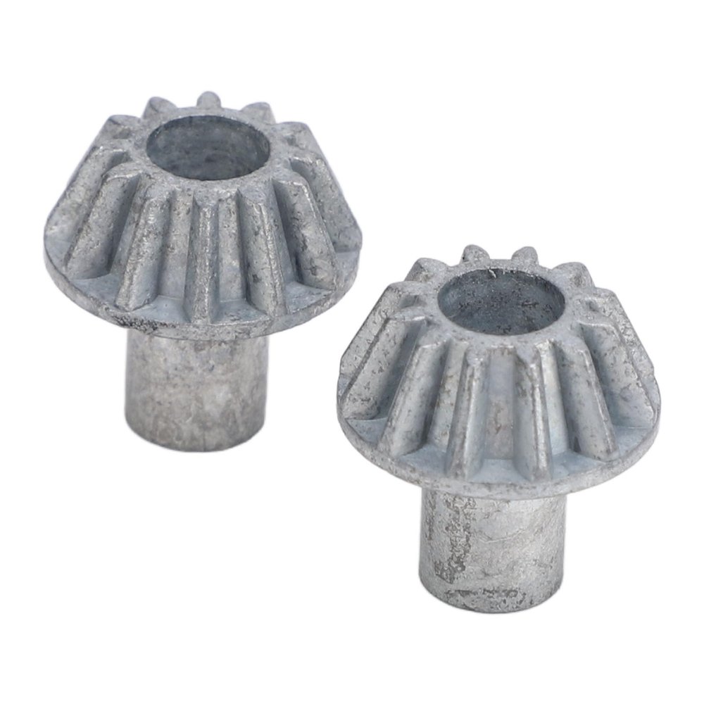 12T Metal Bevel Gear, 2PCS Zinc Alloy Metal Bevel Gear Replacement Parts Smooth and Efficient Transmission for 124008 124010 RC Cars