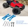 2pcs RC Car Front Arms,High Strength Aluminum Alloy Adjusting Angle RC Suspension Parts for ECX 2WD 1/10 Remote Control Cars (Blue) view 3