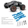 2pcs RC Car Front Arms,High Strength Aluminum Alloy Adjusting Angle RC Suspension Parts for ECX 2WD 1/10 Remote Control Cars (Blue) view 4