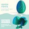 JOYIN 8Pcs 3D Printed Dragon Eggs with Laster Color Dragon, Articulated Magic Toys, Easter Basket Stuffers for Kids Party Favors, Easter Egg Hunt, Classroom Prize Supplies view 4