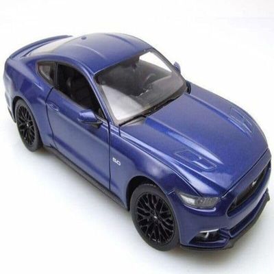 2015 GT 5.0 Blue Metallic NEX Models Series 1/24 Diecast Model Car by Welly 24062W-BL