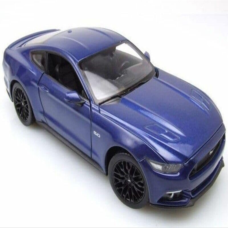 2015 GT 5.0 Blue Metallic NEX Models Series 1/24 Diecast Model Car by Welly 24062W-BL