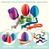 JOYIN 4 Pcs 3D Printed Dragon Eggs with Laser Dragon, Cool Articulated Toys for Kids Christmas Stuffers Party Favor, Magic Fidget Toy Classroom Prize Gift for Boys Teen Girls (Purple+Blue+Red+Rainbow) view 4