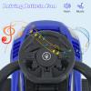 INFANS 3 in 1 Push Car for Toddlers, Licensed Maserati Baby Stroller Sliding Walking Car with Push Handle, Horn, Music, Underneath Storage, Foot-to-Floor Ride on Toys for Boys Girls (Blue) view 4