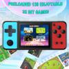 KAVOYI 32 Bit Handheld Games for Kids Built-in 139 Video Games,3.0" IPS Screen Rechargeable Portable Arcade Gaming Player,Electronic Toys for Boys Girls Birthday Xmas Gift Blue-Red view 2