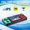 KAVOYI 32 Bit Handheld Games for Kids Built-in 139 Video Games,3.0" IPS Screen Rechargeable Portable Arcade Gaming Player,Electronic Toys for Boys Girls Birthday Xmas Gift Green-Red view 3
