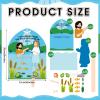 24 Pcs Baptism of Jesus Crafts for Kids Fun Home Activities 8 x 6 Inches John 1:34 Back to School Religious DIY VBS Christian Catholic Bible Crafts for Sunday School Church Classroom Gifts Supplies view 2