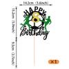 1 Pack Happy 8th Birthday Soccer Ball Cake Topper Sport Football Cake Picks for Soccer Ball Theme Kids 8th Birthday Party Cake Decorations Supplies view 2