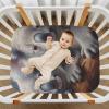 Hezely Crib Sheets for Baby, Fitted Crib Sheet 1 Pack for Standard Crib and Toddler Mattress, Cotton Crib Sheets (Two Happy Koalas) view 4