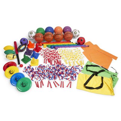 Nasco PE07130 PE Recess Playground Set, Accomodates 50 Students