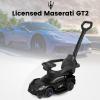 OLAKIDS Push Car for Toddlers, Licensed Maserati 3 in 1 Baby Ride on Sliding with Parent Control Handle, Universal Wheels Safe Guardrails Under Seat Storage, Kids Walking Toy with Music Horn (Black) view 3