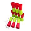 10Pcs Flip Cups Agility Training Shuttle Run Workout Exercise Aid Reversed Cups for Gym Kindergarten Basketball Activity Festive Football, Red Green view 2