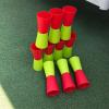 10Pcs Flip Cups Agility Training Shuttle Run Workout Exercise Aid Reversed Cups for Gym Kindergarten Basketball Activity Festive Football, Red Green view 4