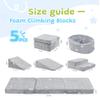 Elftopia Foam Climbing Blocks with Ball Pit & Stairs for Toddlers Aged 1-3 -Soft Playset for Indoor Crawling, Foam Playground Set for Baby to Active Playing Inside -(Balls NOT Included),Stars view 2