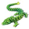3D Printed Rose Dragon Crystal Dragon Crafts Ornament Car Ornament Indoor Toys Decoration Gift Desktop Ornament Gift for Friends (Yellow Green, 30CM/11.81IN) view 1