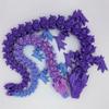 3D Printed Rose Dragon Crystal Dragon Crafts Ornament Car Ornament Indoor Toys Decoration Gift Desktop Ornament Gift for Friends (Yellow Green, 30CM/11.81IN) view 2