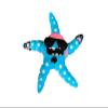 Biker - Rocker - Rock Star Starfish Fun - Cool Decor Nautical - Ocean - Wildlife - 7 inches Wide - Made in USA view 1