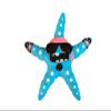 Biker - Rocker - Rock Star Starfish Fun - Cool Decor Nautical - Ocean - Wildlife - 7 inches Wide - Made in USA view 2