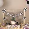 1 Pack Scooer Happy Birthday Cake Topper Sport Soccer Ball Cake Picks for Football Theme Baby Shower Kids Birthday Party Cake Decorations Supplies view 4