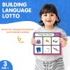 EAMAY Building Language and Matching Games Set with 6 Sorting Mats and 36 Everyday Objects Pieces Special Education Classroom,Sorting Toys for Toddlers 1-3 view 2