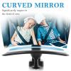 360 Curved Baby Car Mirror without Dead Angle,Clip on Car Seat Mirror for Baby Rear Facing Clips Onto Rearview Mirror,Adjustable Baby Mirror for Car SUV Truck view 4