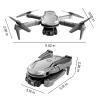 8k hd dual-camera professional drone quadcopter with omnidirectional obstacle avoidance 1 battery grey view 2