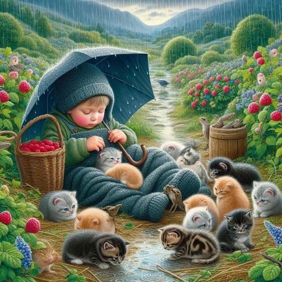 1000pcs Jigsaw Puzzles for Adults - endmion1 - Girl and Cat Beautiful Plastic Puzzle for Home Decor
