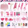 Golray Hair Beauty Salon Toys for Girls 3 4 5 6, 50 PCS Kids Pretend Play Makeup Set Toys with Hair Styling Playset & Cash Register Toy, Toddler Girls Birthday Gifts for Kids 3-6 Years Old view 2