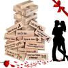 COCEQUC Lust Tower Game for Adults,48Pcs Super Naughty Block Tower Game, Couples Games for Adults,Valentine Tumbling Tower Stacking Blocks Game,Stacking Wooden Block Game for Grown Ups view 1