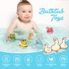12PCS Rubber Ducks,Toddler Bath Toys,No Hole Bathtub Toys,Baby Pool Toys for 18 Months and Older view 3