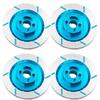 Aluminum Alloy 12mm Wheel Rim Hex Hub Brake Disc Decoration & Metal Wheel Rims RC 12mm Hex Hubs 1/10 RC Drift On-Road Racing Touring Wheel Rim view 2