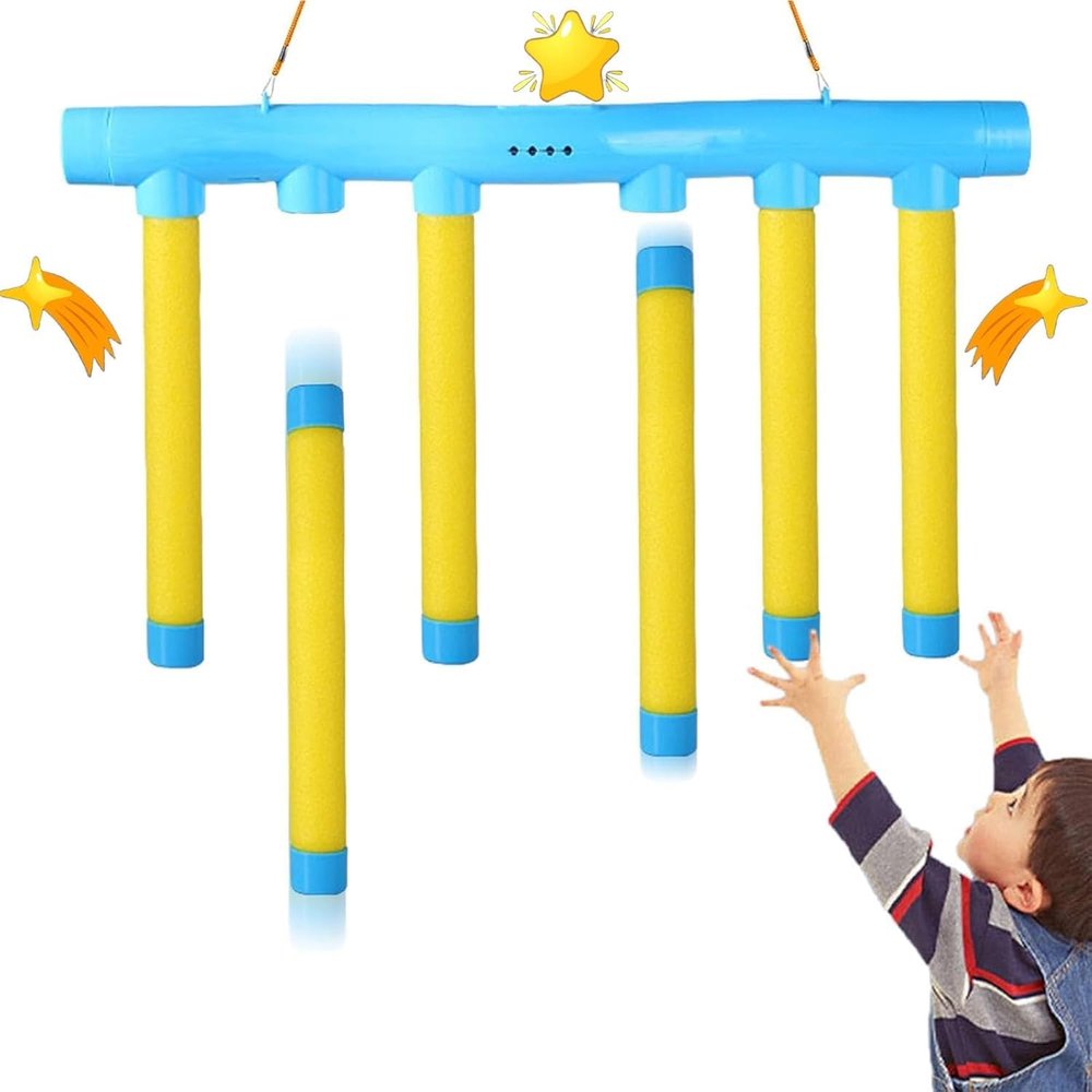 Reflex Drop Sticks Challenge Game, Hand Eye Coordination Training Toy, Reaction Time Training, Hand Speed Challenge Games, Adjustable Speed Catching Sticks Game (B)