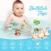 25PCS Rubber Ducks,Toddler Bath Toys,No Hole Bathtub Toys,Baby Pool Toys for 18 Months and Older view 3