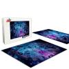1000 Piece Adult Jigsaw Puzzle, Purple Magic Potion Bottle Mystic Forest Jigsaw Home Decoration view 3