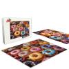 1000 Piece Adult Jigsaw Puzzle, Donut Adult Food Jigsaw Puzzle, Multiple Flavors Gift for Jigsaw Lovers view 3