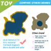 Fridge Magnets for Toddlers Farm Animals, Toddler Refrigerator Magnets for Kids 1-3, Big Full Back Magnetic Animal, Kid Magnet for Fridge, Cute Safe Soft Baby Magnet for Refrigerator and Whiteboard view 2