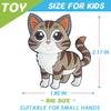 Fridge Magnets for Toddlers Farm Animals, Toddler Refrigerator Magnets for Kids 1-3, Big Full Back Magnetic Animal, Kid Magnet for Fridge, Cute Safe Soft Baby Magnet for Refrigerator and Whiteboard view 3