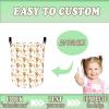 Custom Giraffe Laundry Hamper Basket,Giraffe Gifts with Name view 4
