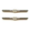 2PCS Stainless Steel M3 Pushrod Double Threaded Ball Joint Head - RC Ship Model Accessory Pull Rod Linkage(M3x40mm) view 3